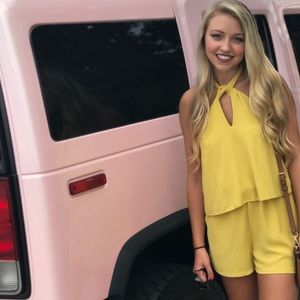 Yellow romper
